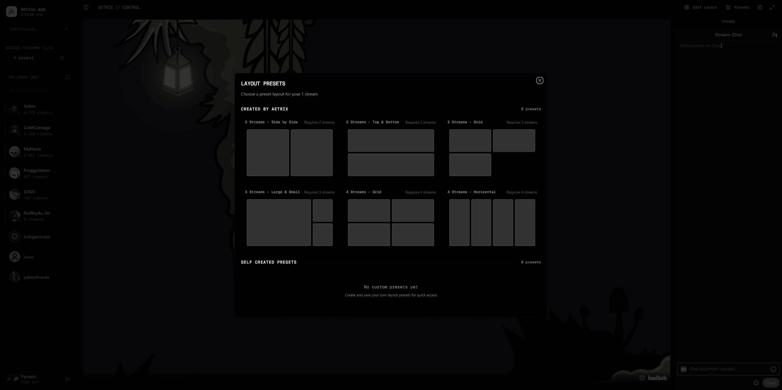 Aetrix Interface View 2